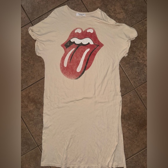 Daydreamer for Free People Rolling Stones’89 T-Shirt Dress Large - Picture 8 of 14